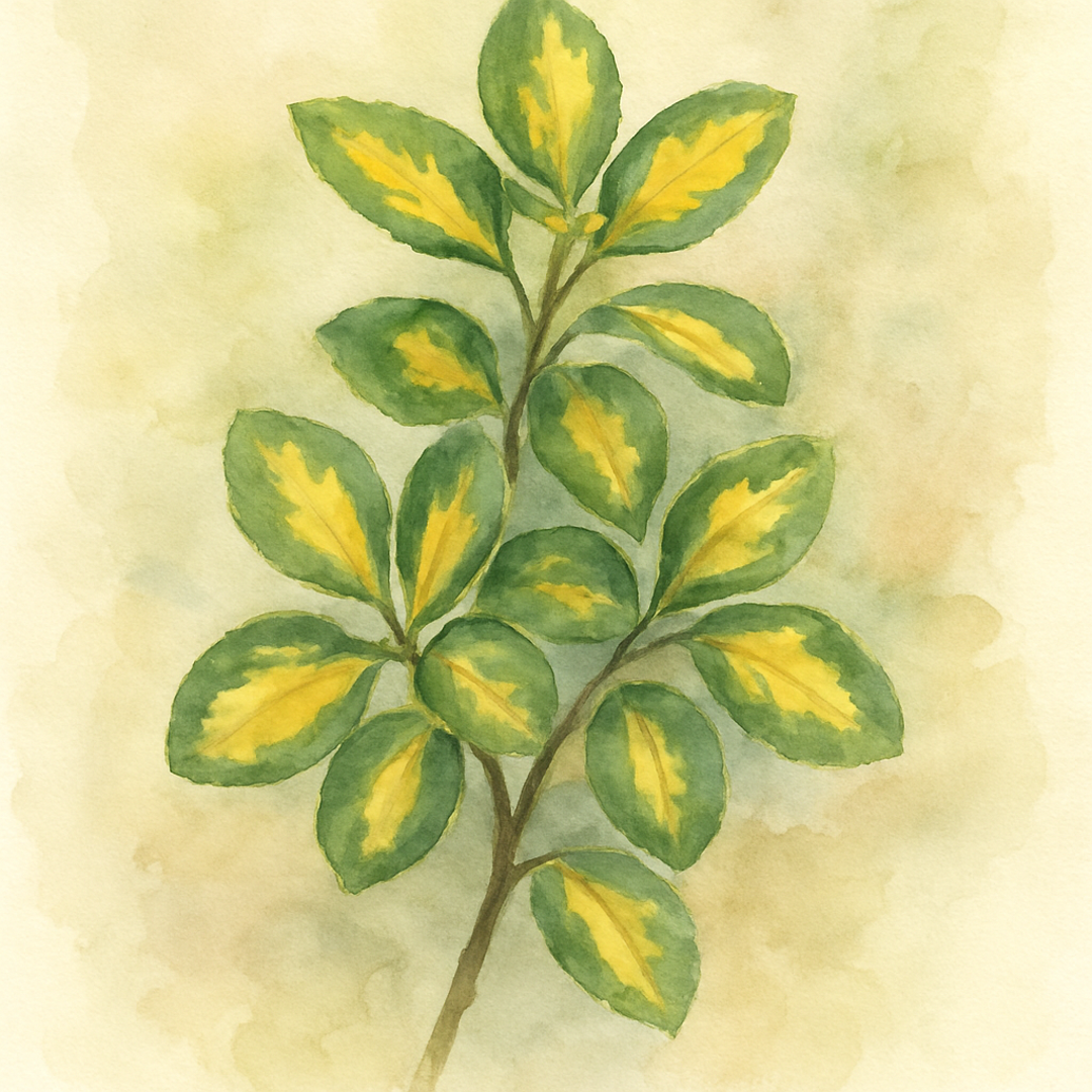 Euonymus Aureus Evergreen Japanese hedge bushes