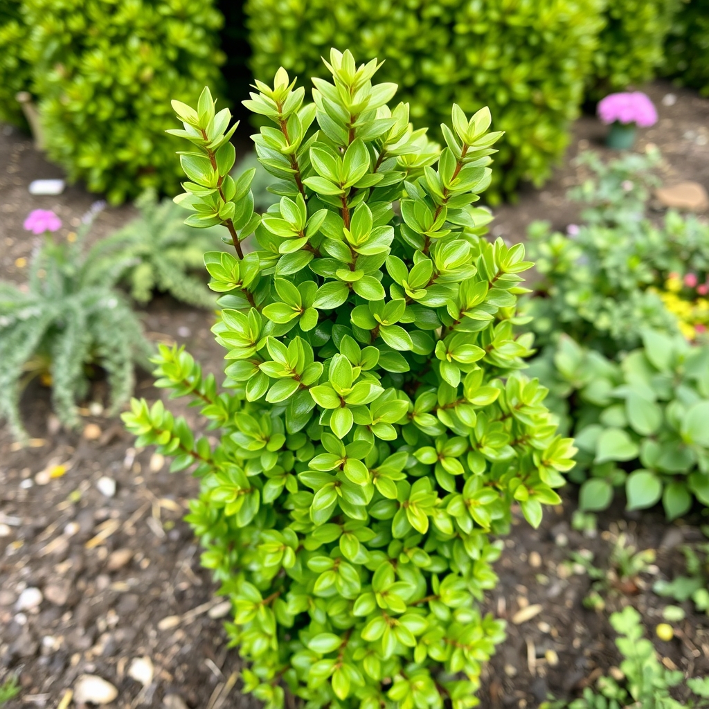 Euonymus Japonicus Green Spire Potted Hedging 8/12in 20/