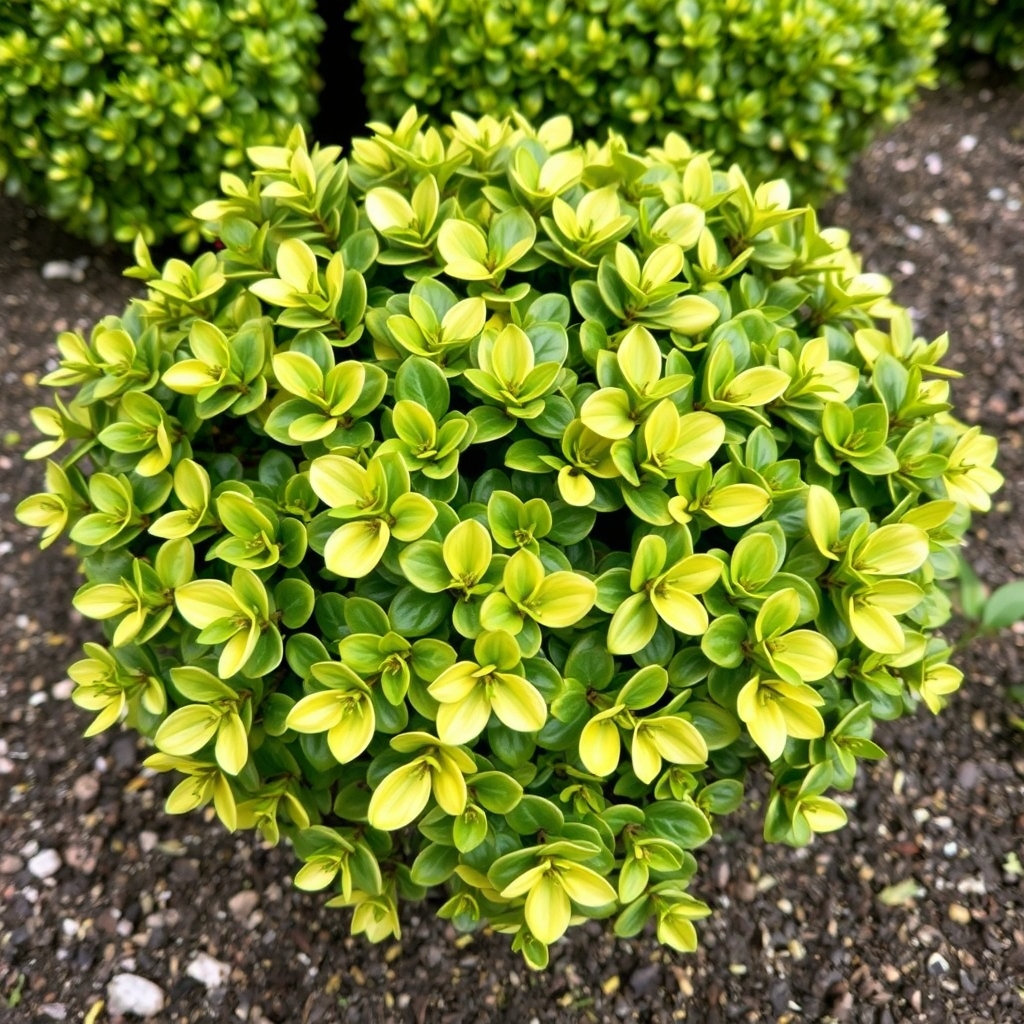 Euonymus Japonicus Marieke Potted Hedging 12/16in 30/