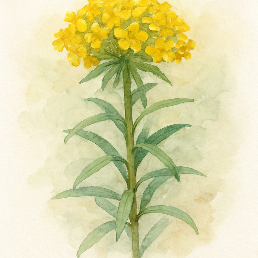 Euphorbia ceratocarpa 'Fromefield Gold'