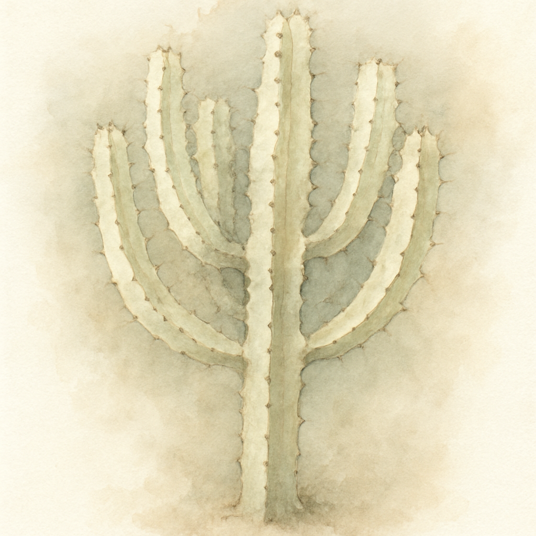 Euphorbia Ingens Variegata Ghost Euphorbia
