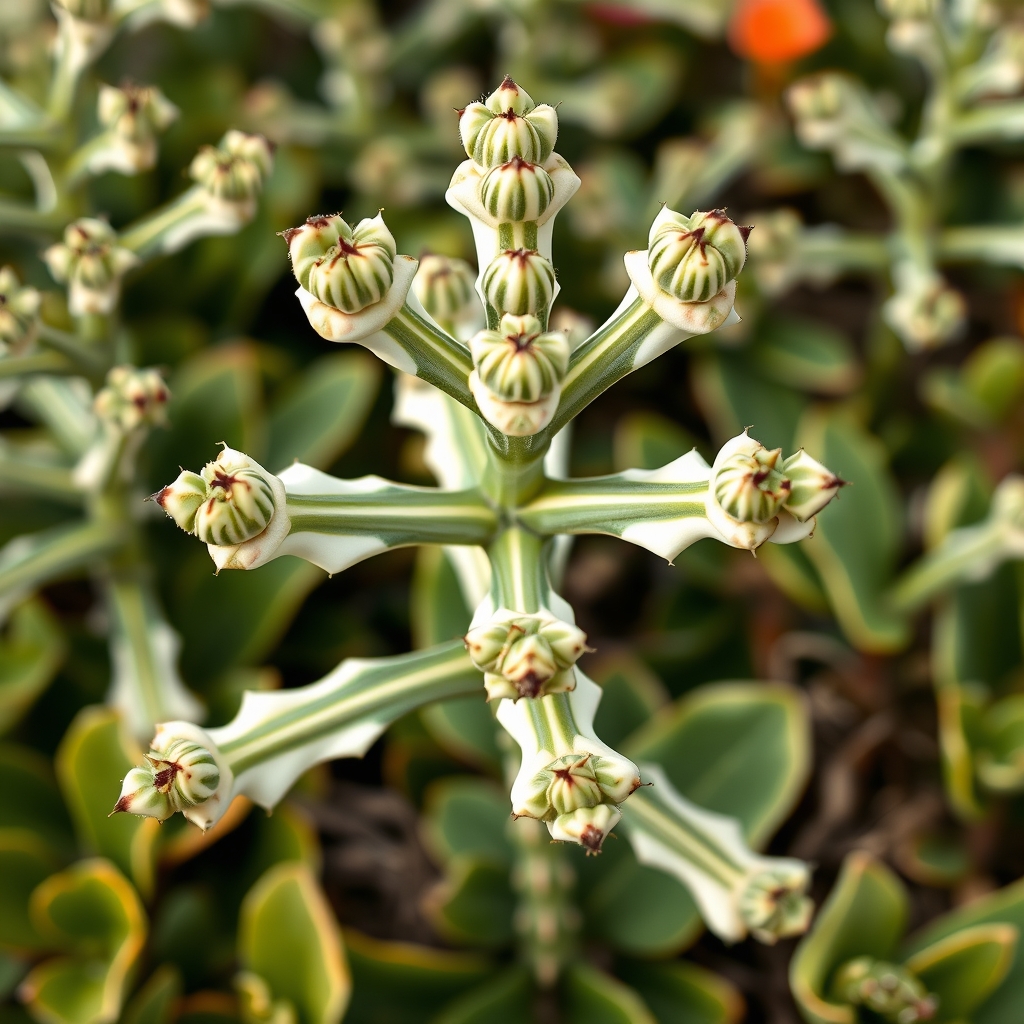 Euphorbia ingens Variegata (Variegated Candelabra Tree)