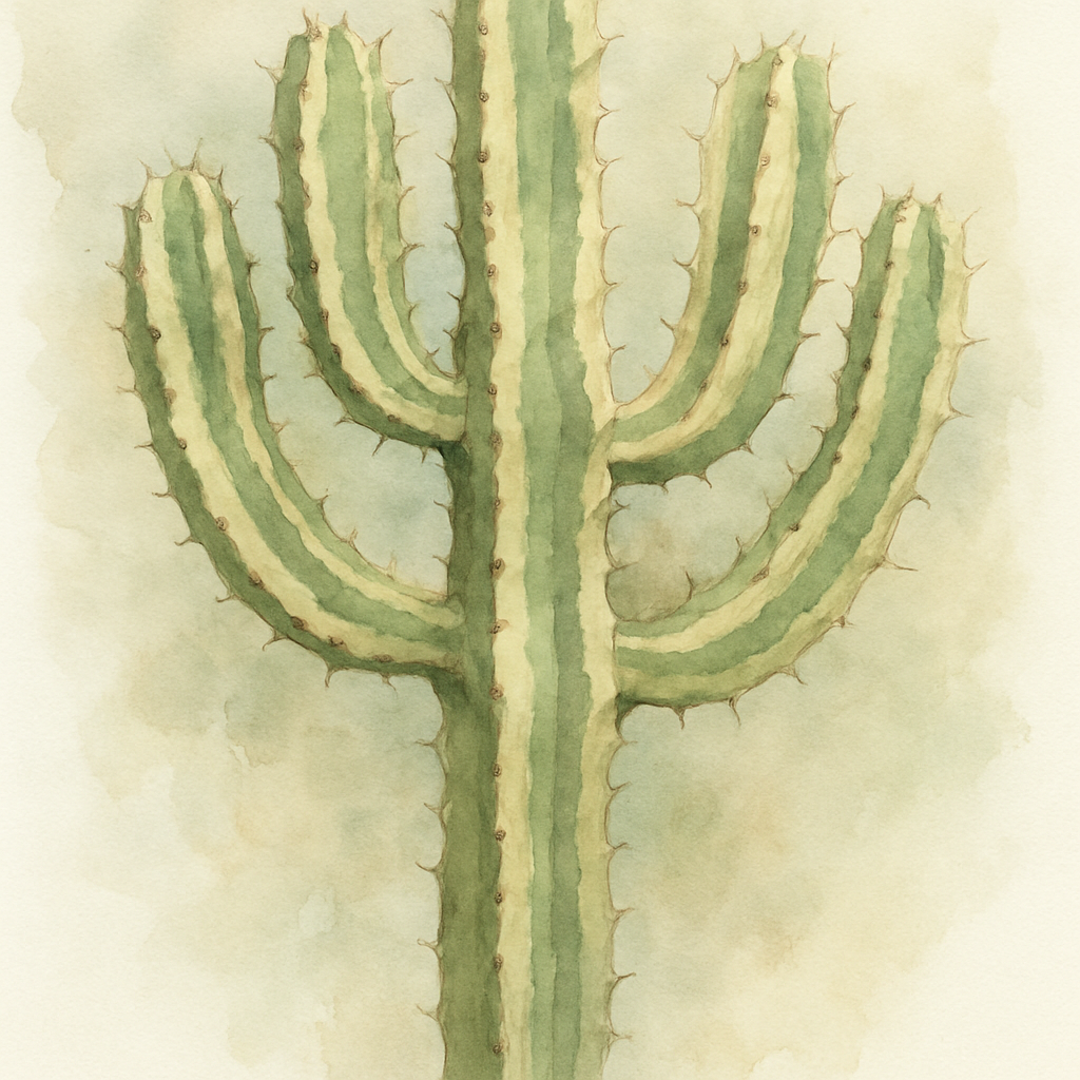 Euphorbia ingens Variegata (Variegated Candelabra Tree)