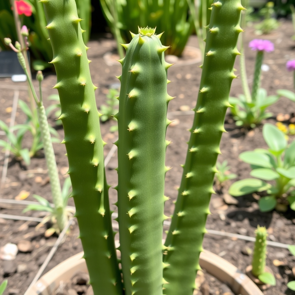 Large Euphorbia Trigona Cactus