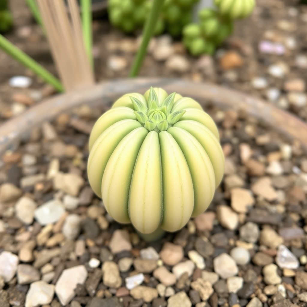 Euphorbia meloformis 'Variegata'