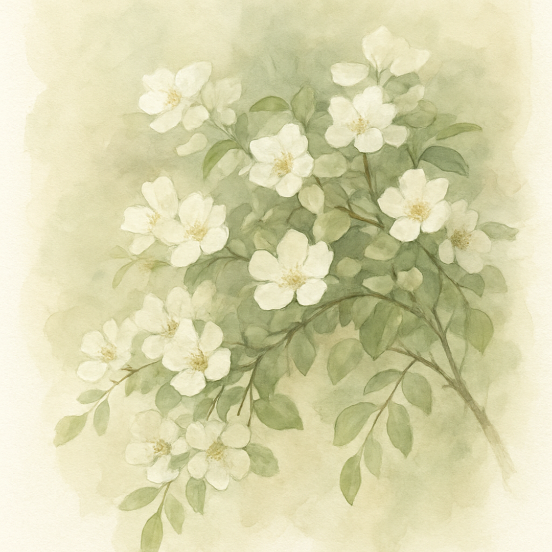 Exochorda × macrantha The Bride