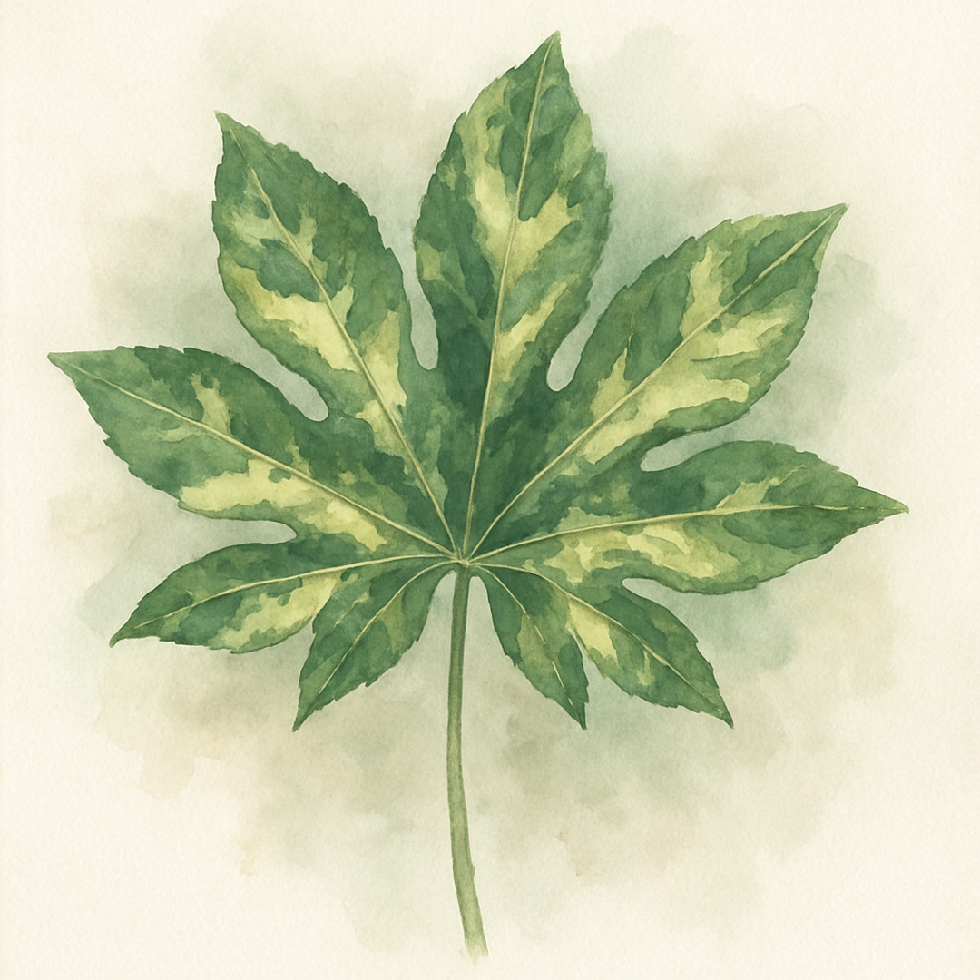 Fatsia japonica ‘Murakumo Nishiki’