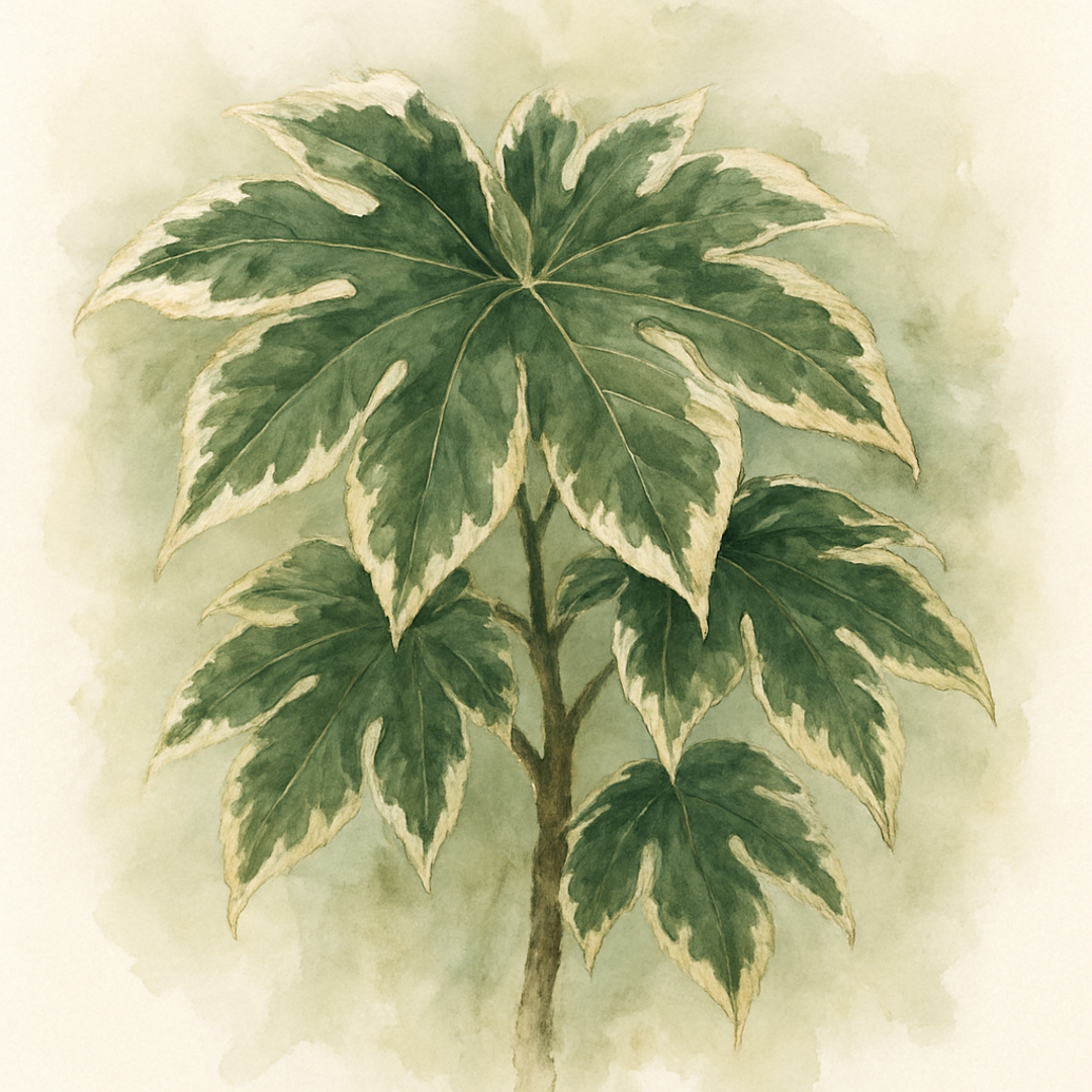 Fatsia japonica ‘Variegata’