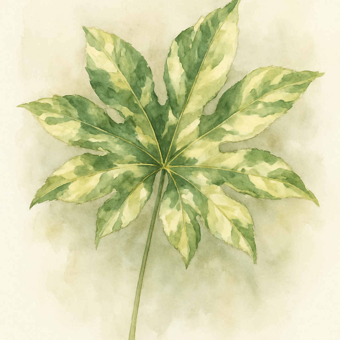 Fatsia japonica ‘Murakumo Nishiki’