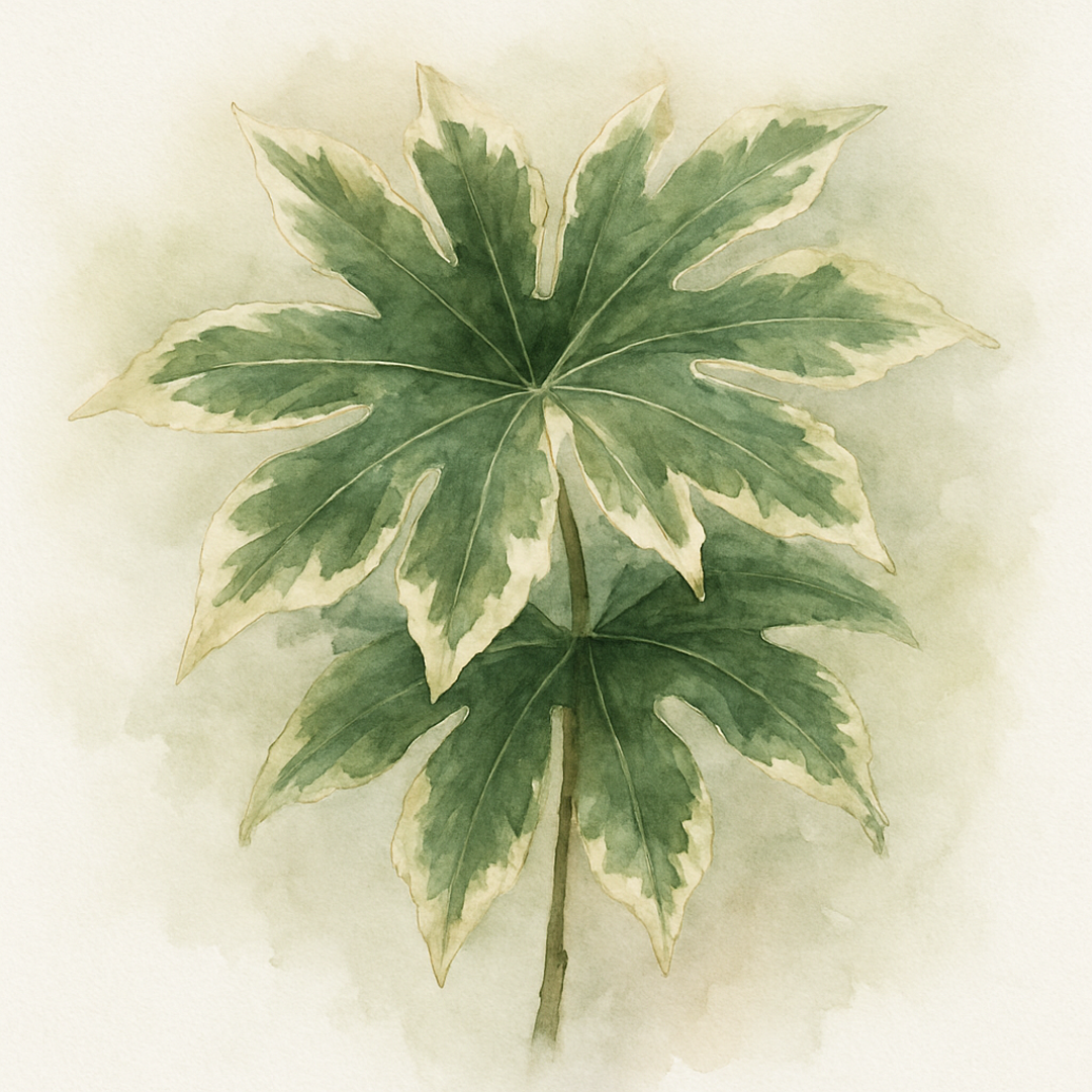 Fatsia japonica ‘Variegata’