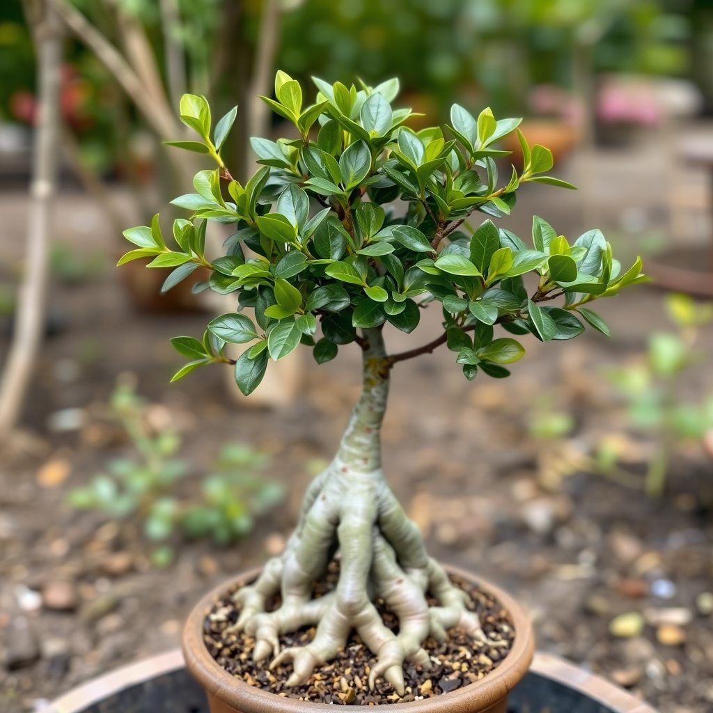 Baby Ficus Retusa (Ginseng Bonsai Tree) – Also Known as Bellied Fig, Banyan Fig, Taiwan Ficus, Indian Laurel Fig