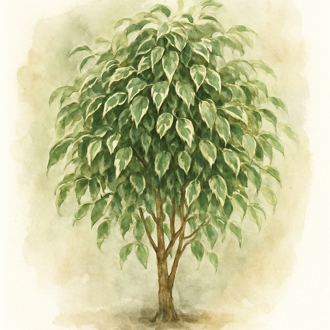 Ficus benjamina Twilight Weeping Fig Branched