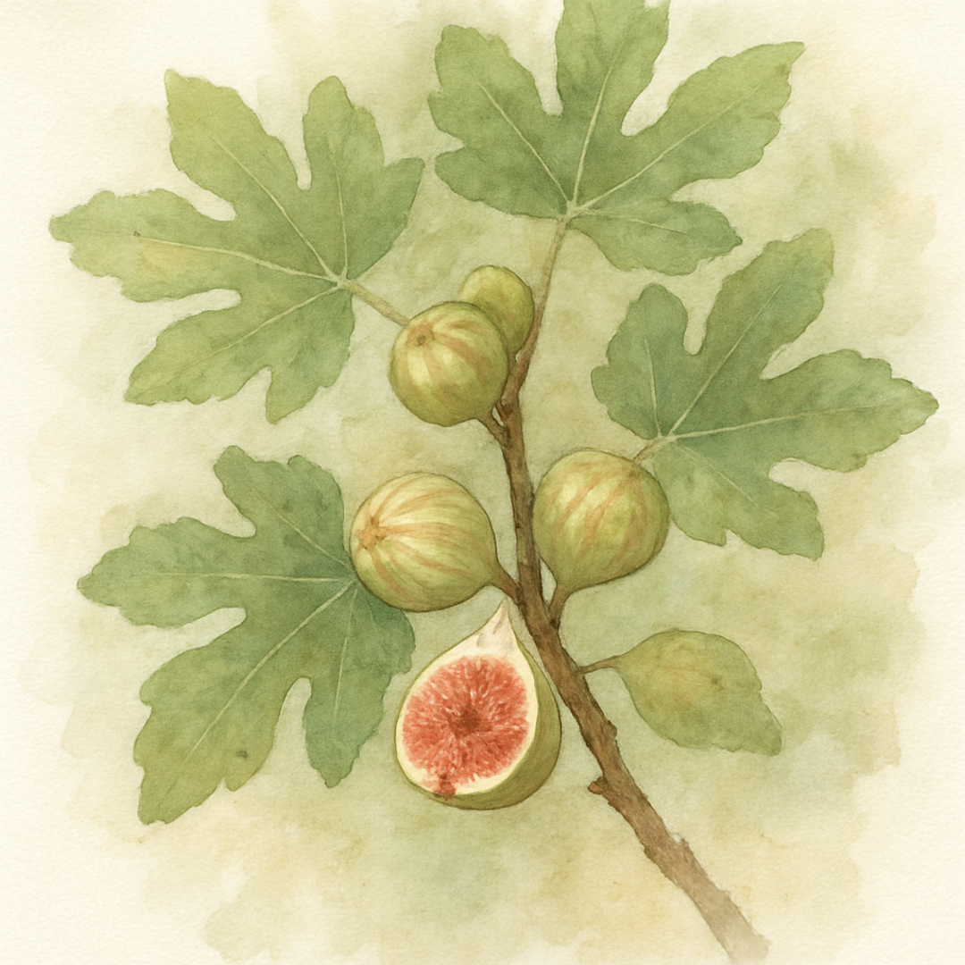 Ficus carica Madeleine des deux saisons – Brown Striped Fig