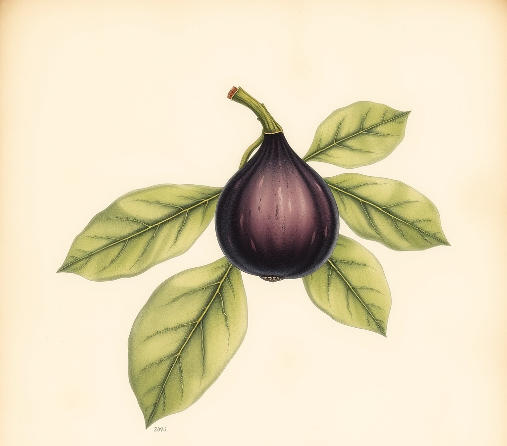 Ficus carica 'Melanzana ' Melanzana fig