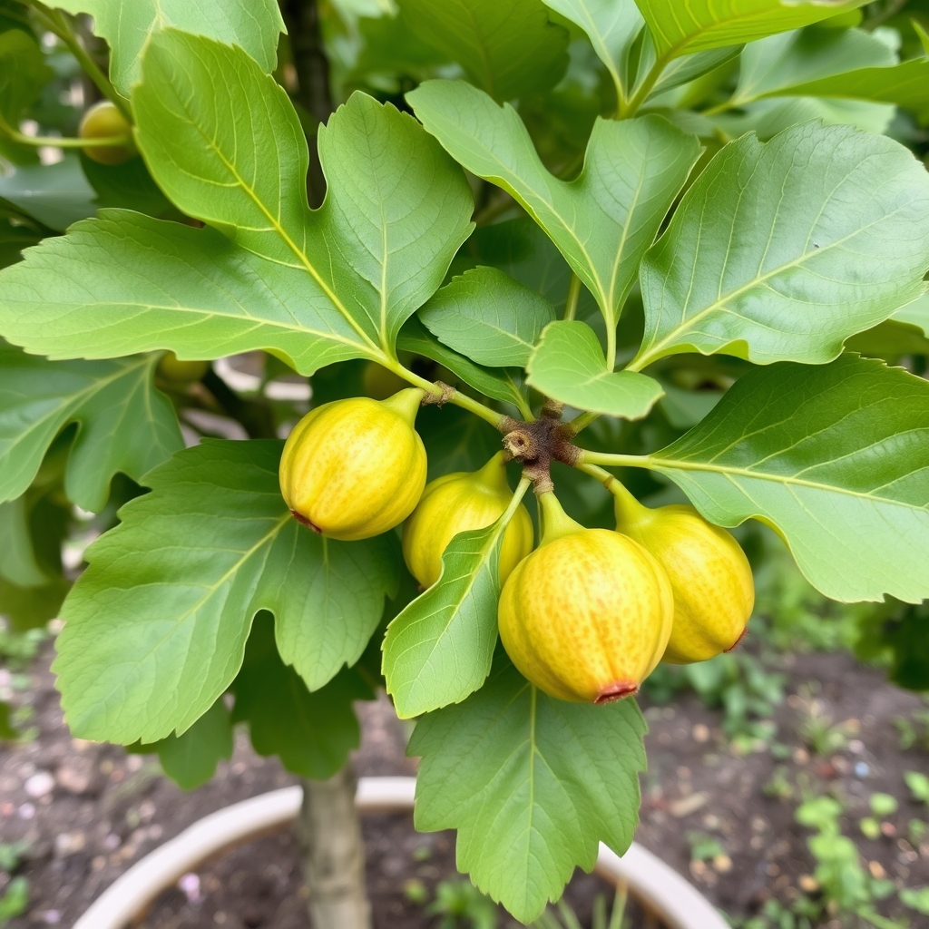 Ficus carica Panachee Tiger Fig