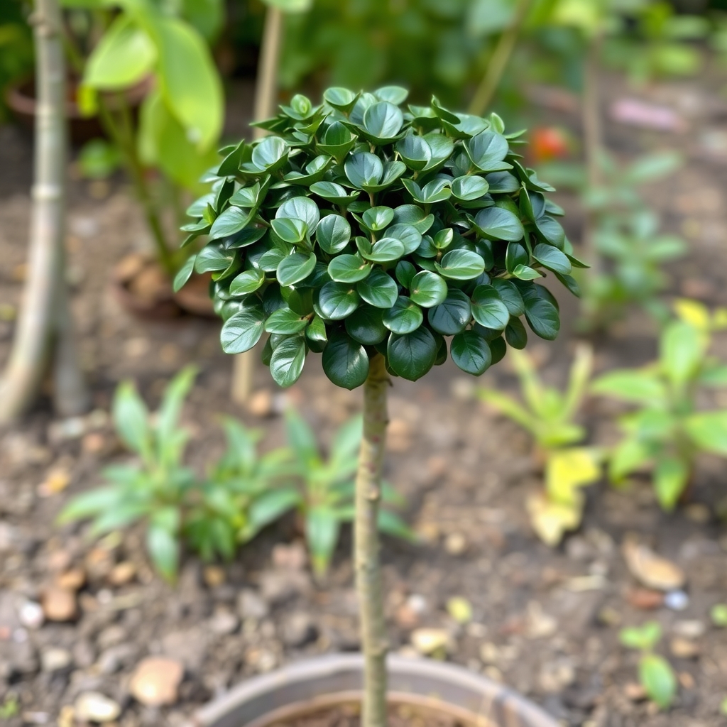 Ficus elastica Melany Rubber Plant Stemmed
