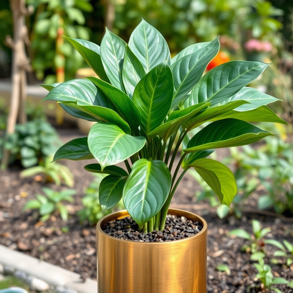 Ficus elastica Robusta HydroCare in Opus Hit Darcy Gold