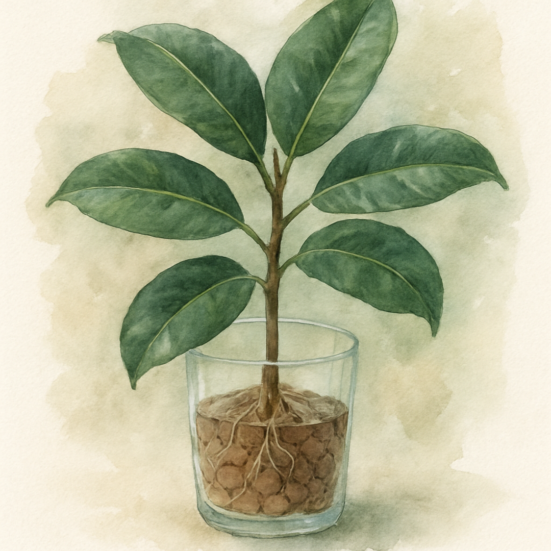 Ficus elastica Robusta Rubber Plant HydroCare