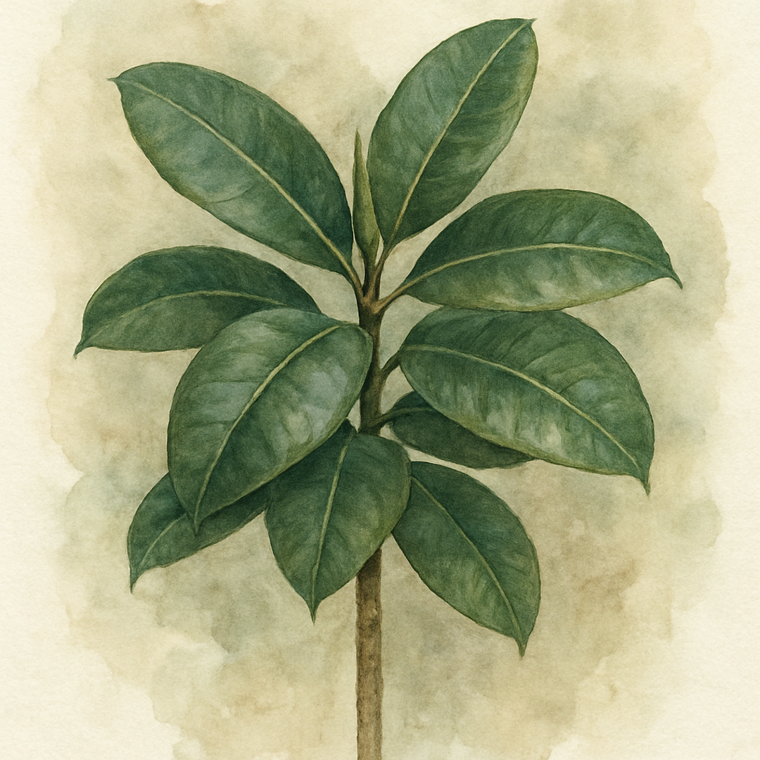Ficus elastica Robusta Rubber Plant Straight Stem