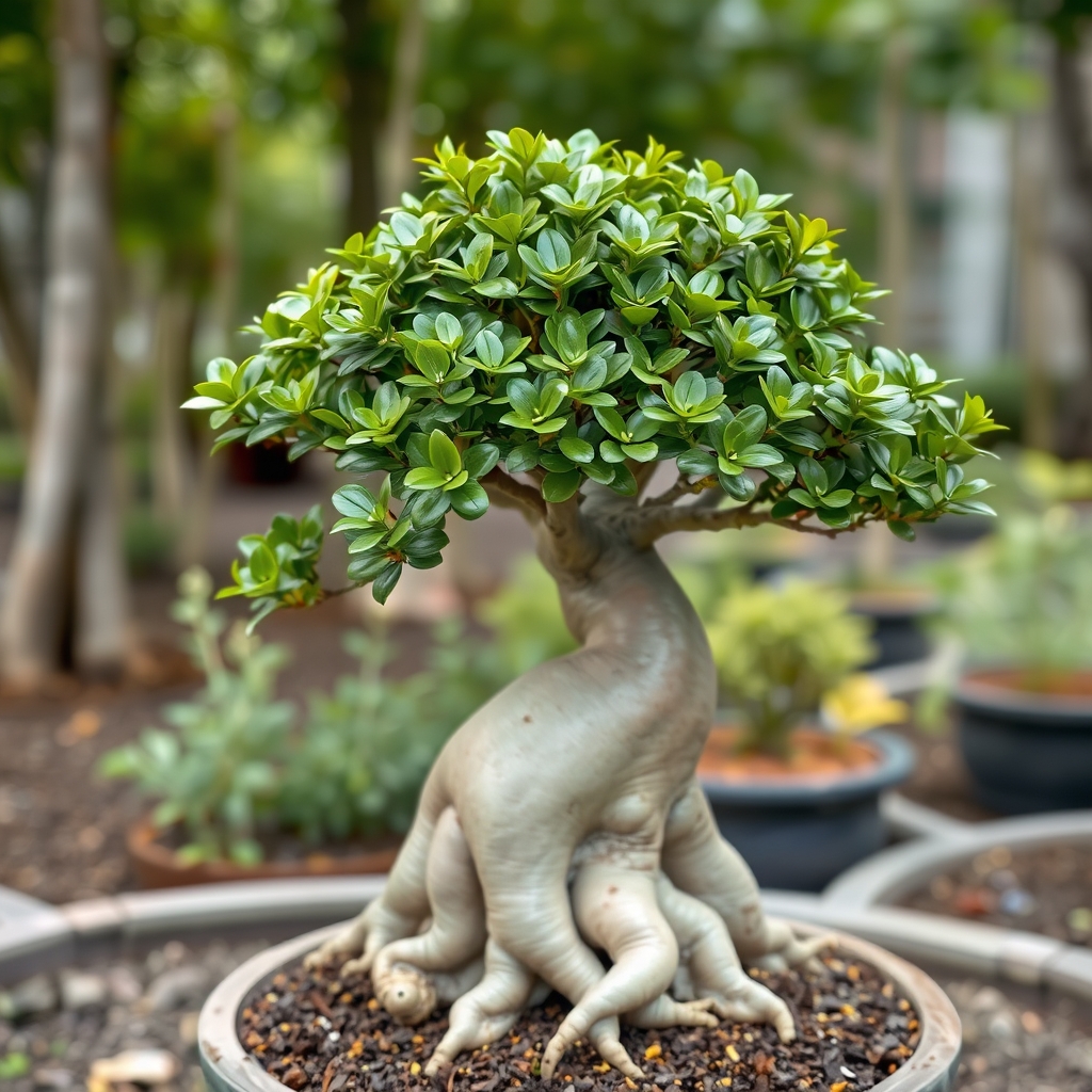 Ficus Ginseng – Sculptural Indoor Bonsai Tree
