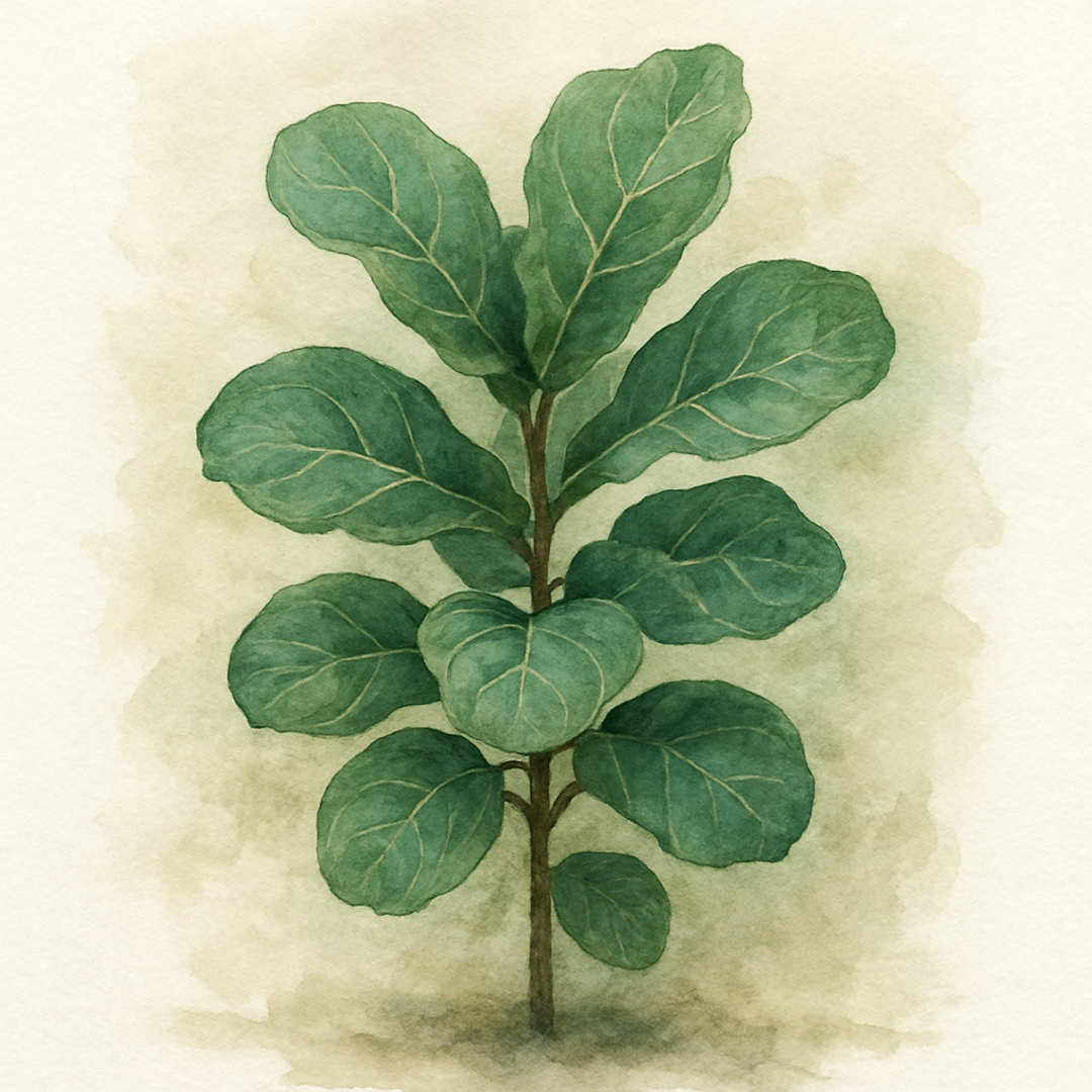 Ficus lyrata Bambino Dwarf Fiddle Leaf Fig