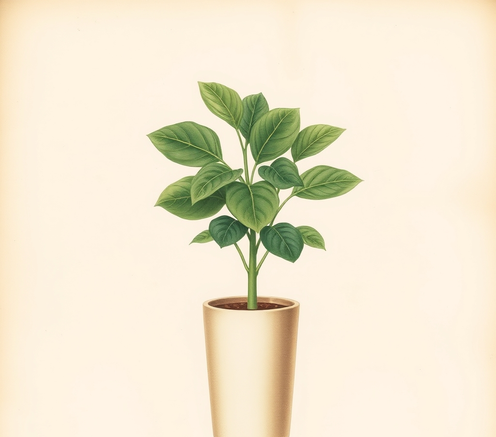 Ficus lyrata Bambino HydroCare in Dune Cylinder Oat