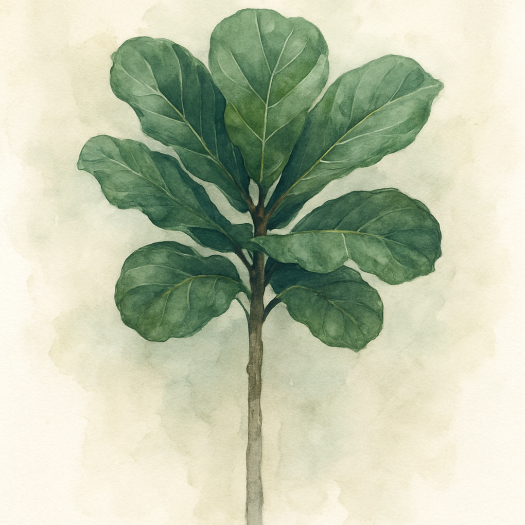 Ficus lyrata Fiddle Leaf Fig Straight Stem
