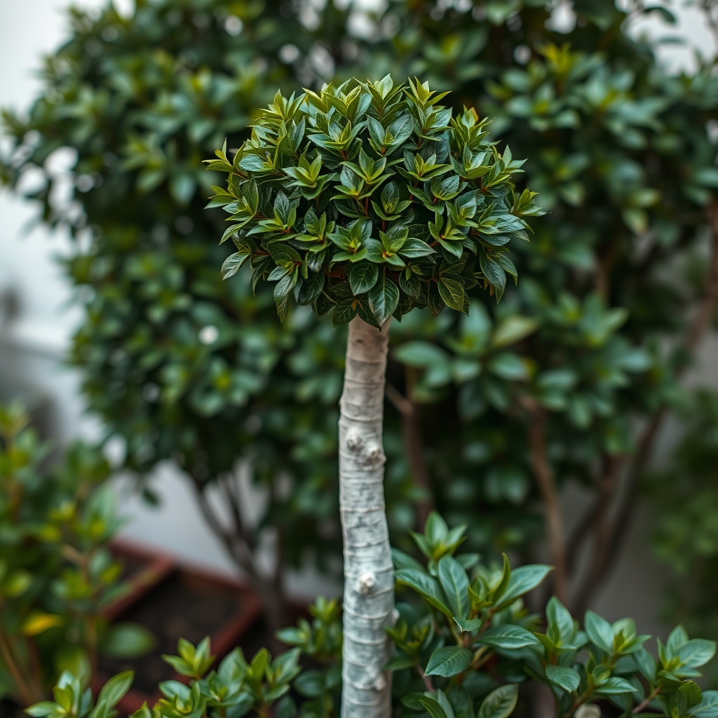 Ficus Microcarpa with Elegant Stem (Chinese Banyan Tree)