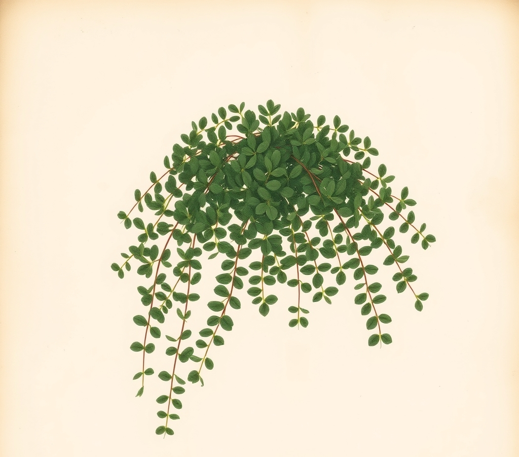 Ficus pumila Hanging Bush Dark Green Artificial