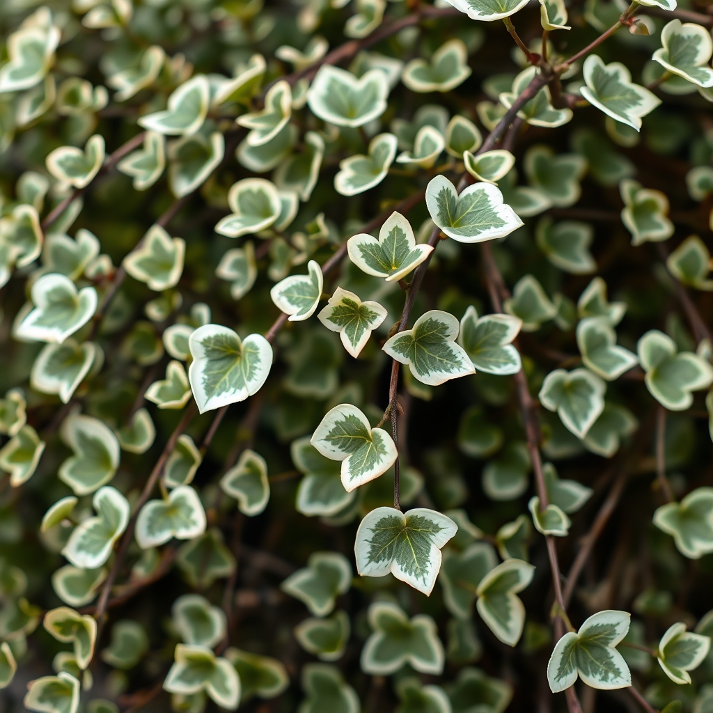 Ficus pumila White Sunny Creeping Fig