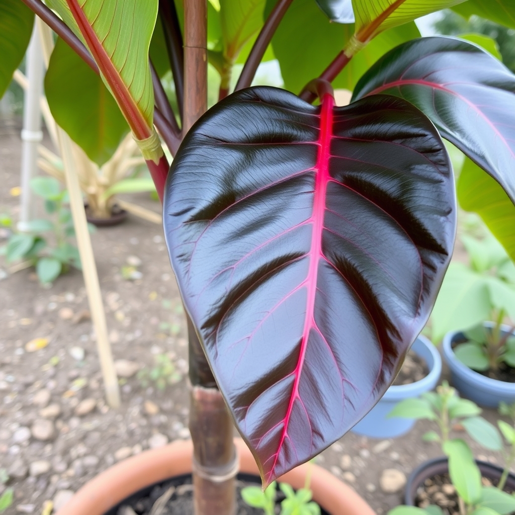 Rubber Plant or Ficus Elastica, Robusta Abidjan
