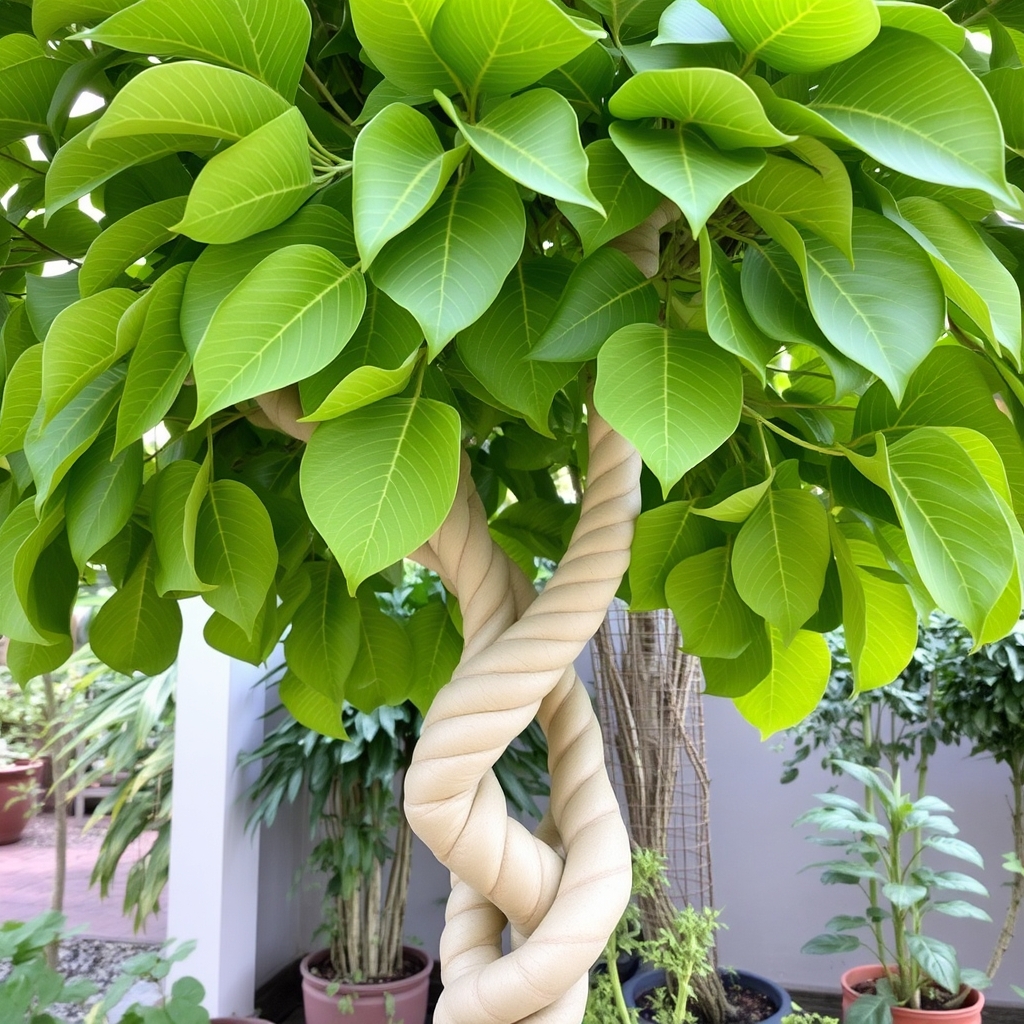 Twisted stem Ficus benghalensis Audrey | Bengal Fig | Large Indoor Tree