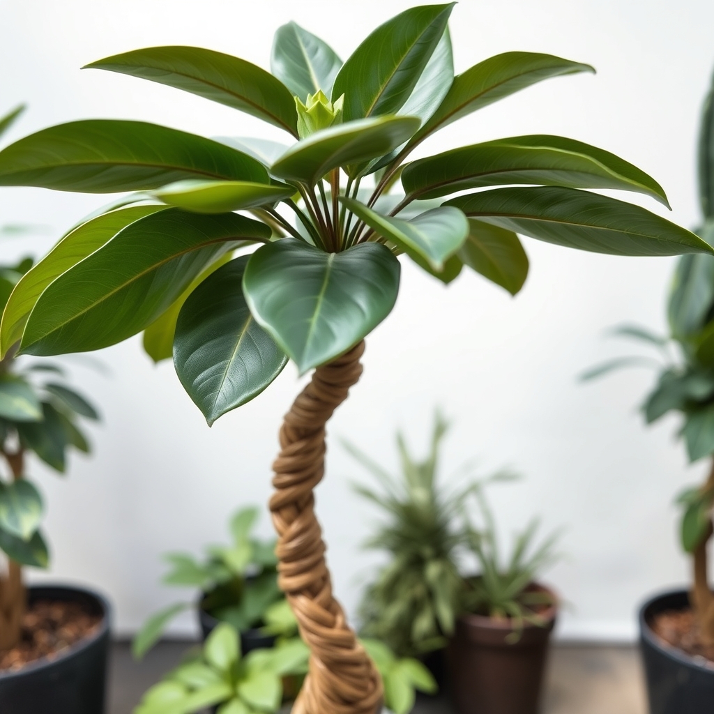 Twisted Stem Ficus Elastica (Rubber Plant) | Happy Houseplants | Indoor Tree