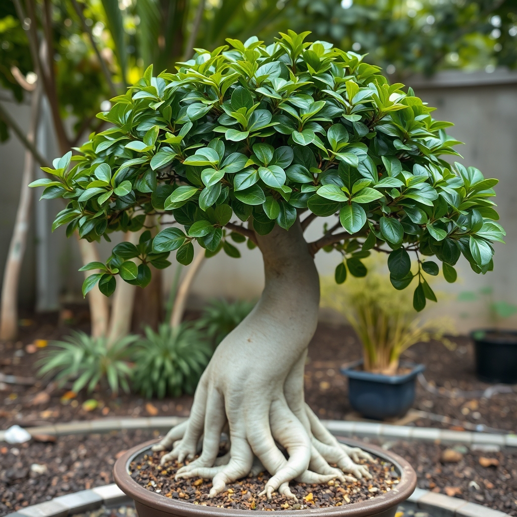 XL Ficus retusa or 'Ginseng'Bonsai Tree