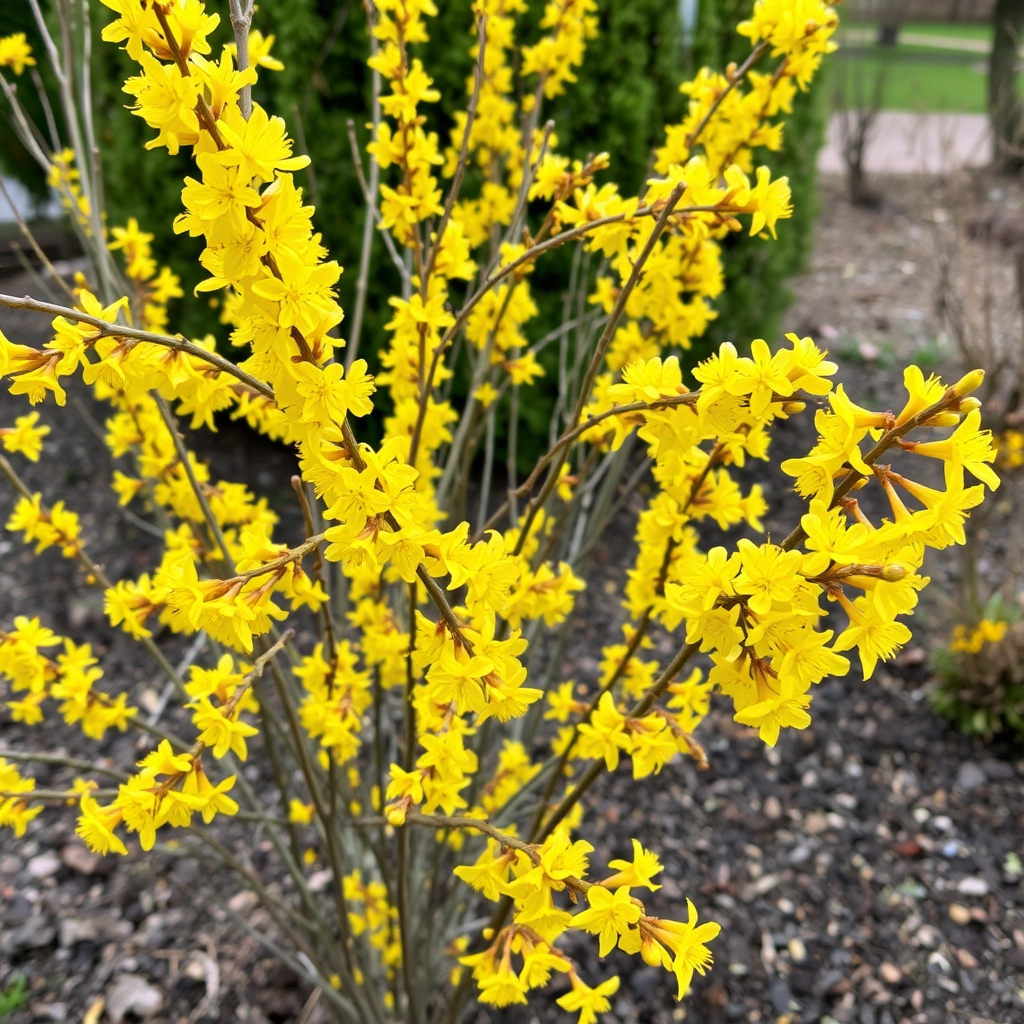 Forsythia × intermedia 'Spectabilis'
