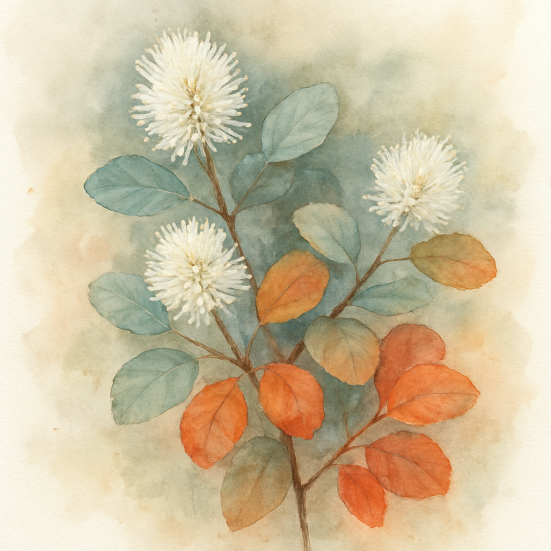 Fothergilla gardenii Blue Mist