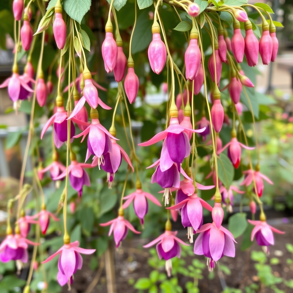 Fuchsia 'Climbing Pink Fizz'