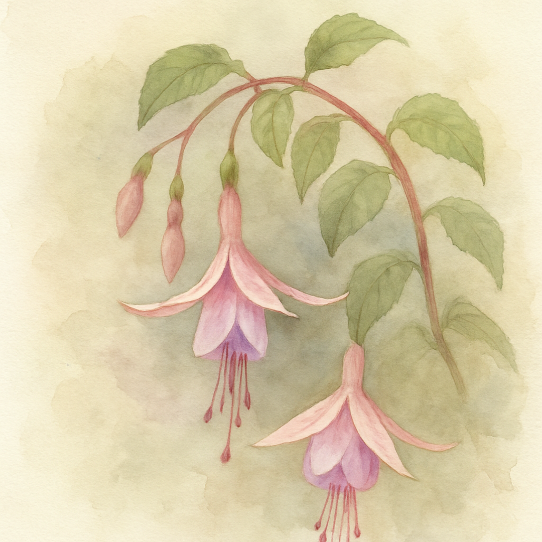 Fuchsia Eva Boerg Basket Plants