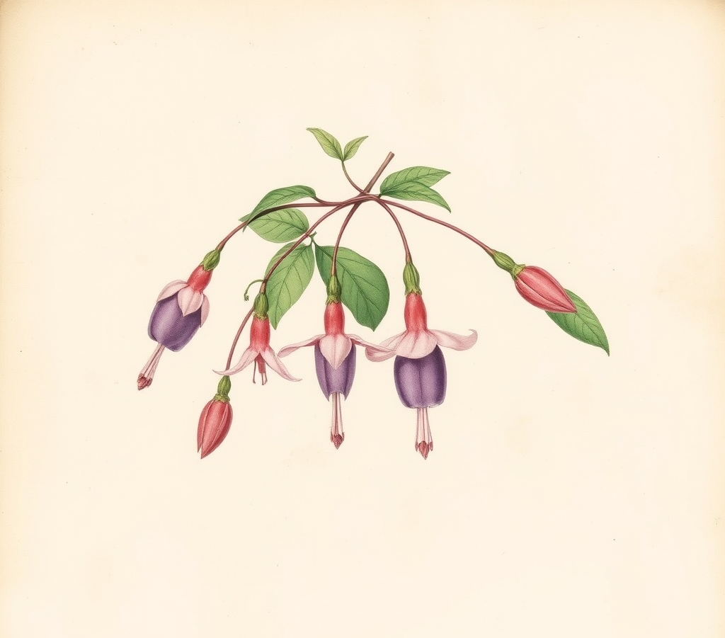 Fuchsia 'Eva Boerg' Carry Pack
