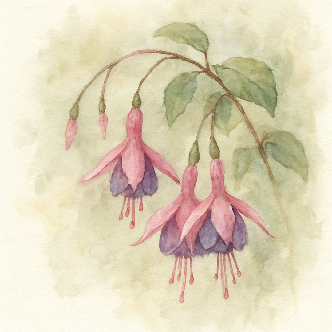Fuchsia 'Eva Boerg' Carry Pack