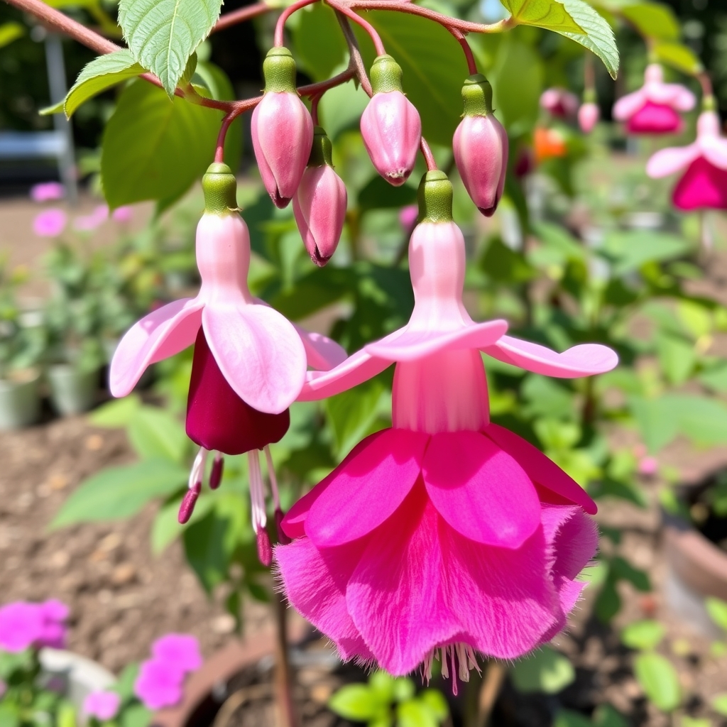 Fuchsia Hardy 'Garden News'