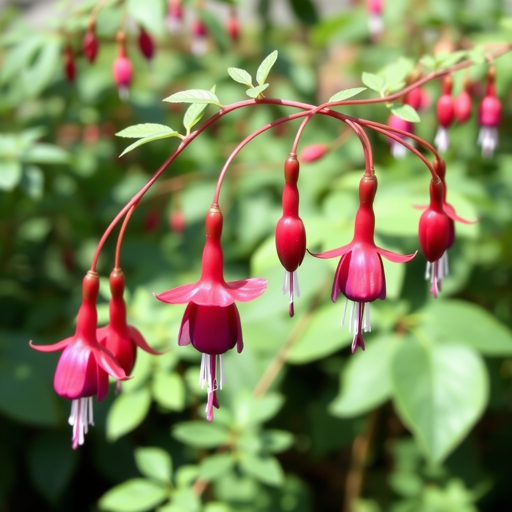 Fuchsia Magellanica Riccartonii Potted Hedging 8/12in 20/