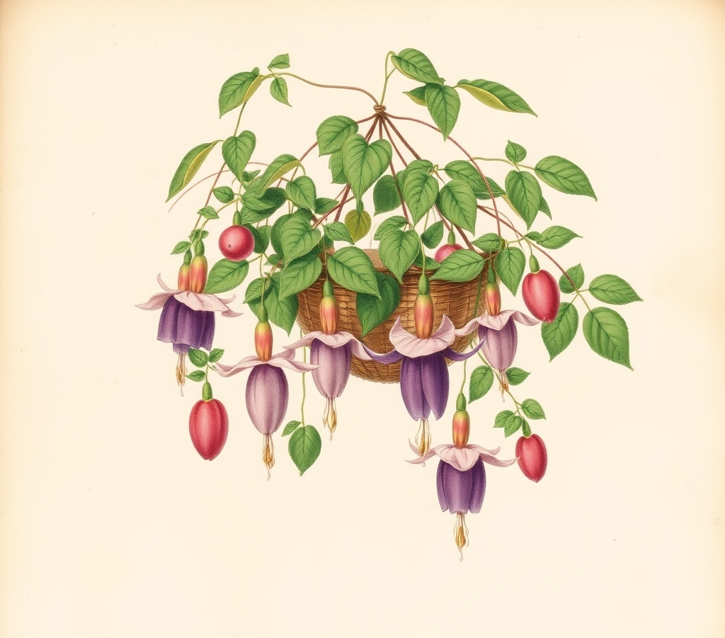 Fuchsia Pink Galore Basket Plants