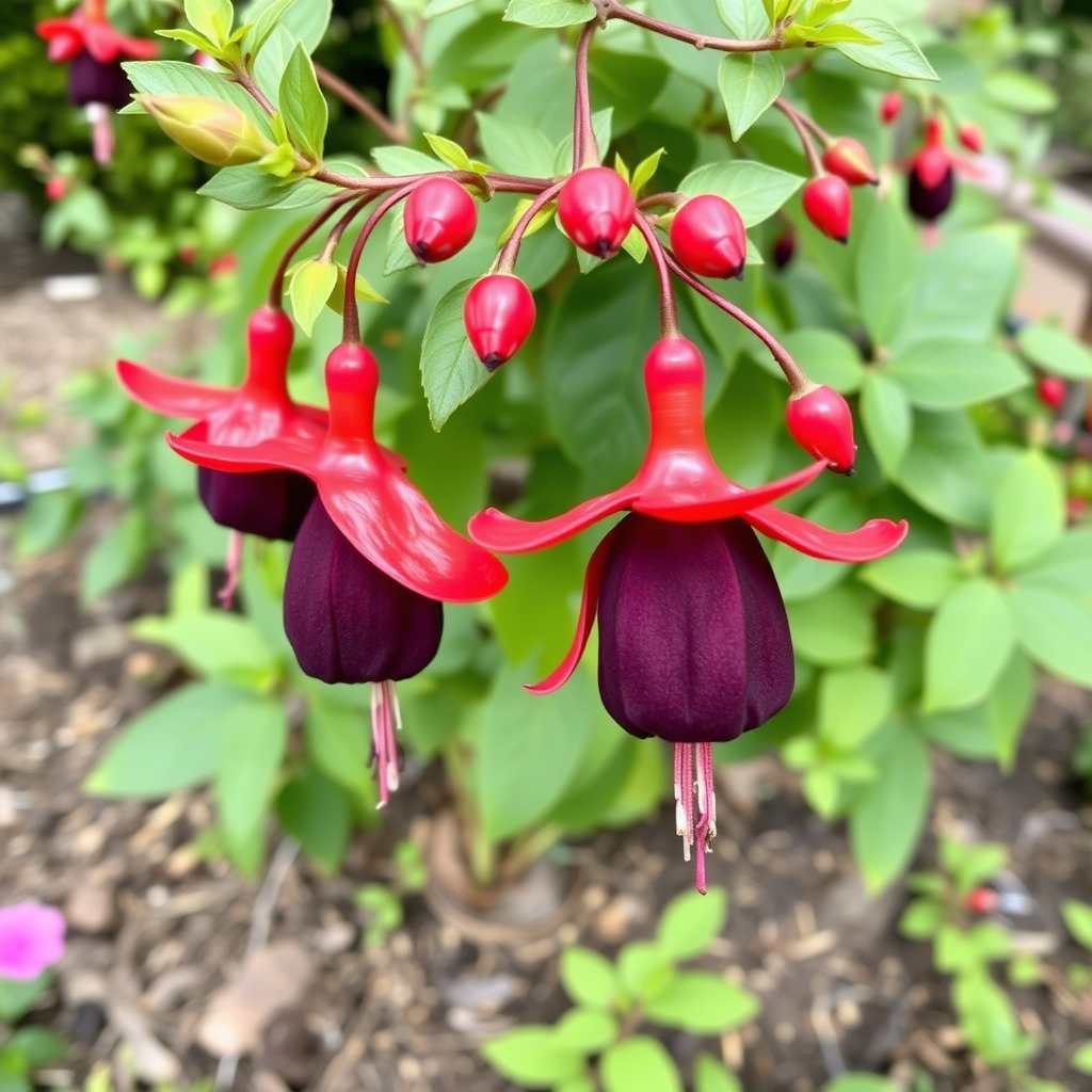 Fuchsia 'Roesse Blacky'