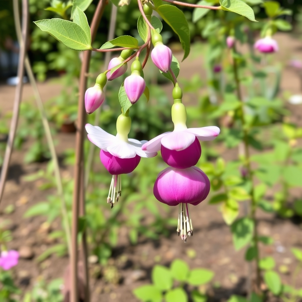 Fuchsia Sarah Standard Tree – Tall