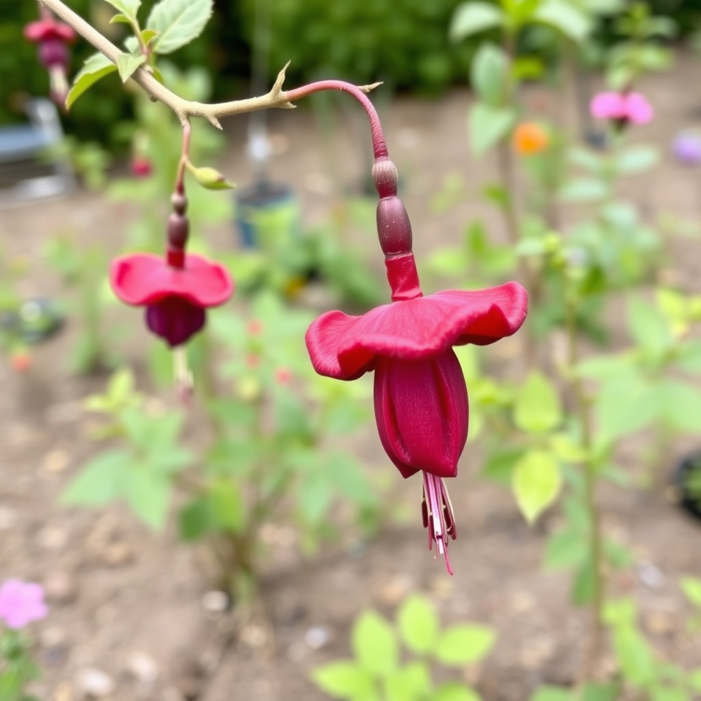 Fuchsia Standard 'Paula Jane'