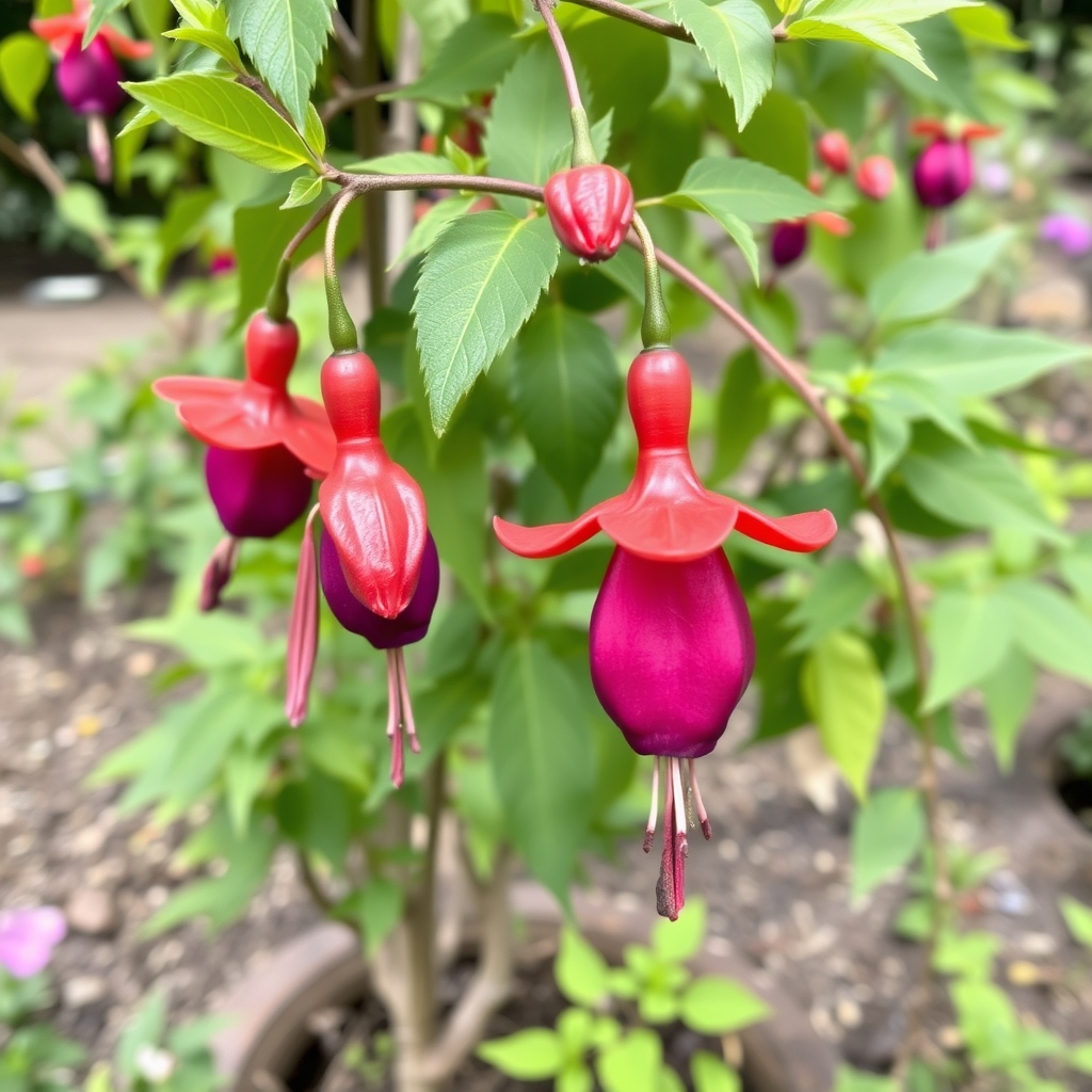 Fuchsia Upright