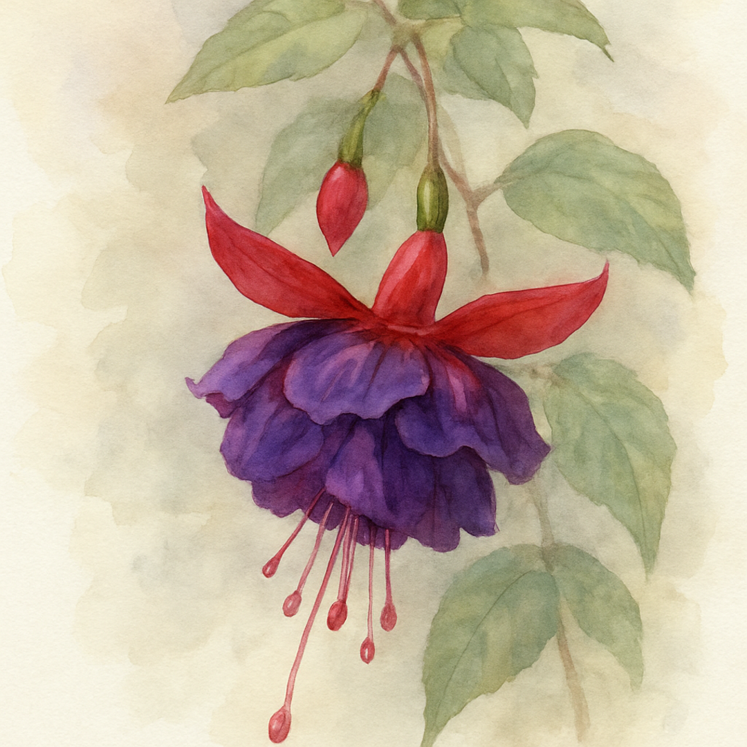 Fuchsia 'Winston Churchill'