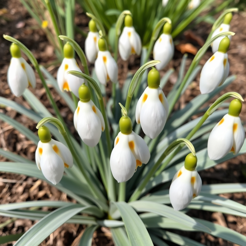 Galanthus ‘Anglesey Orange Tip’