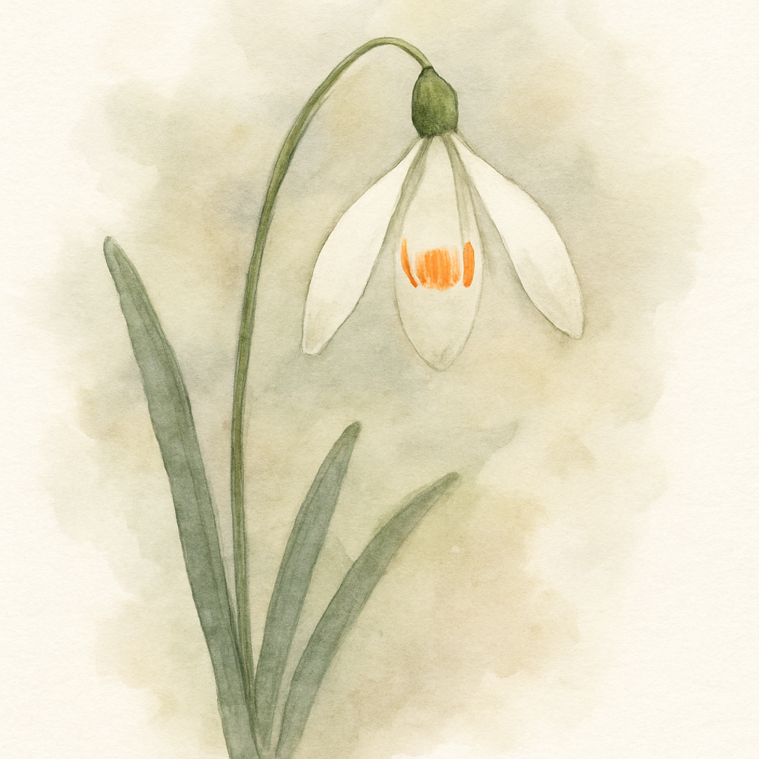 Galanthus ‘Anglesey Orange Tip’